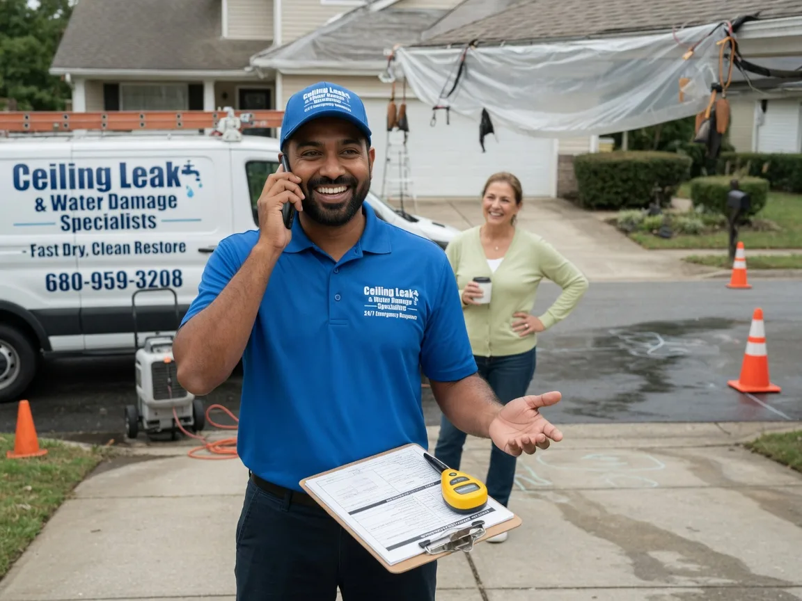 Ceiling Leak Cleanup Rowesville, SC FAQs